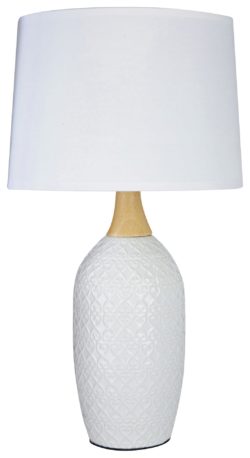 Willow - Ceramic - Table Lamp - White